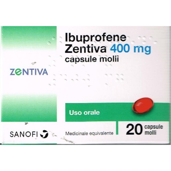 Ibuprofene 400 mg Zentiva 20 Capsule