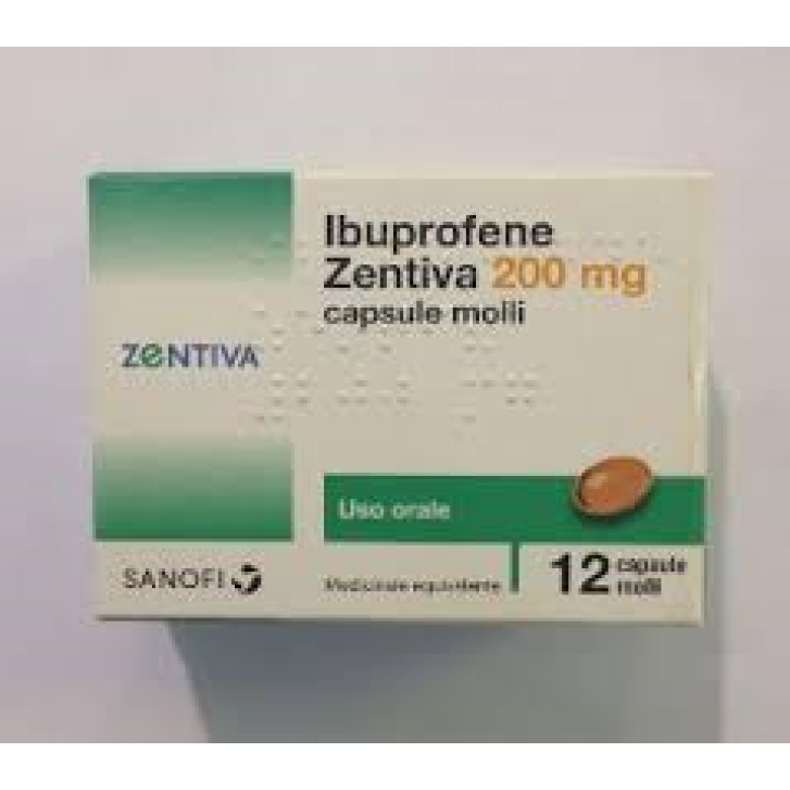Ibuprofene 200 mg Zentiva 12 Capsule