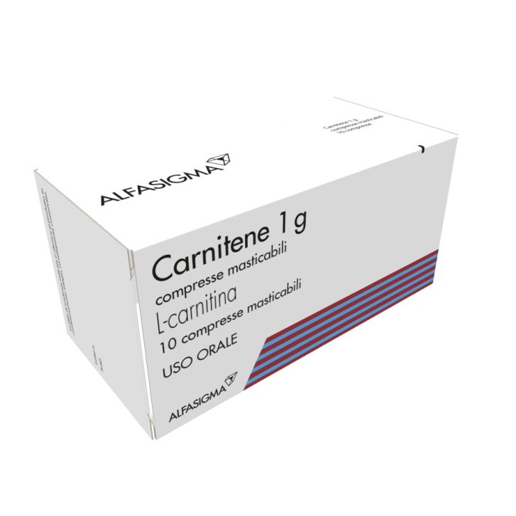 Carnitene 1 g L-Carnitina 10 Compresse Masticabili