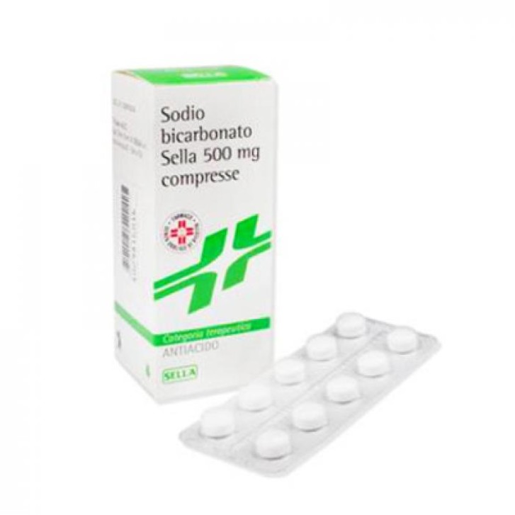 Sella Sodio Bicarbonato 500 mg Antiacido 50 Compresse