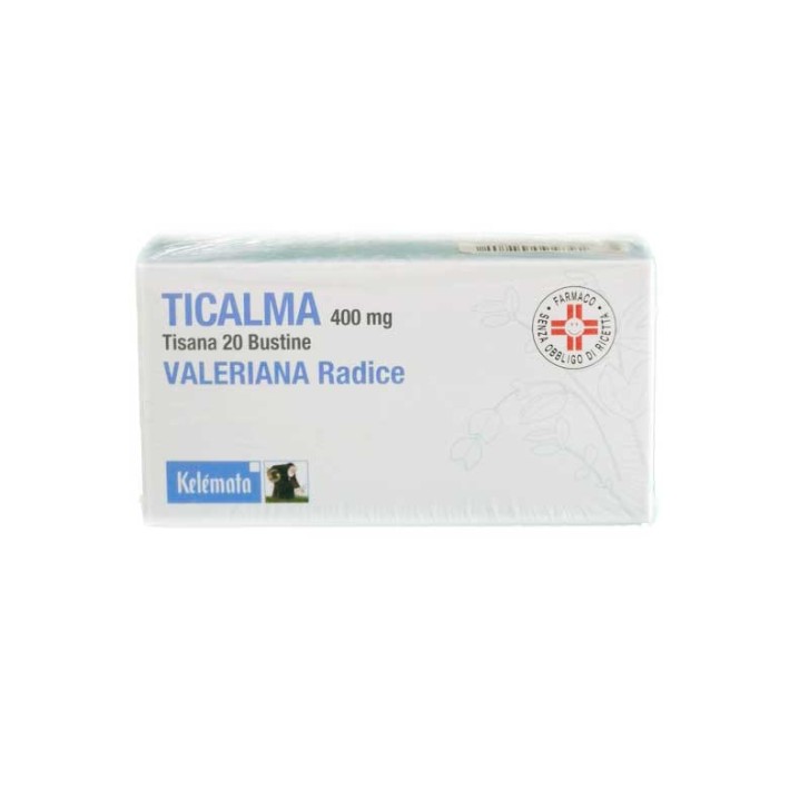 TiCalma Tisana 400 mg Valeriana Radice 20 Bustine con Filtro
