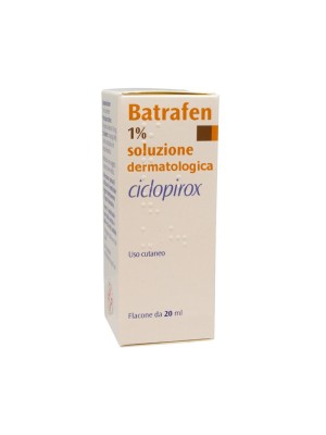 Batrafen Soluzione Cutanea 1% Ciclopirox Antimicotico 20 ml