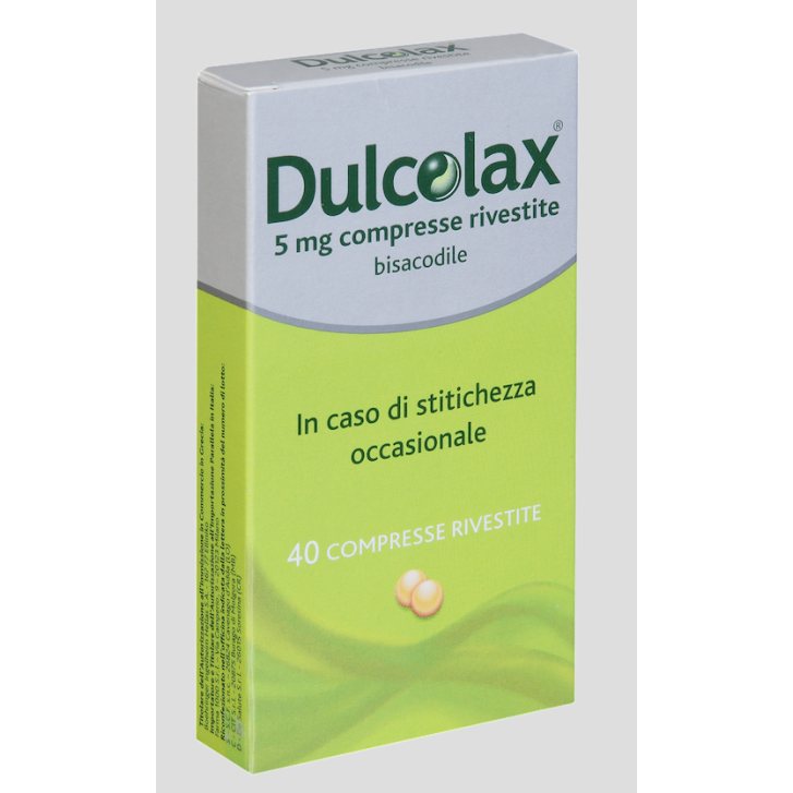 Dulcolax 5 mg 40 Compresse per la Stitichezza Occasionale F1000