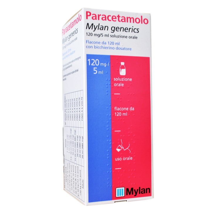 Paracetamolo Mylan Sciroppo 120 ml