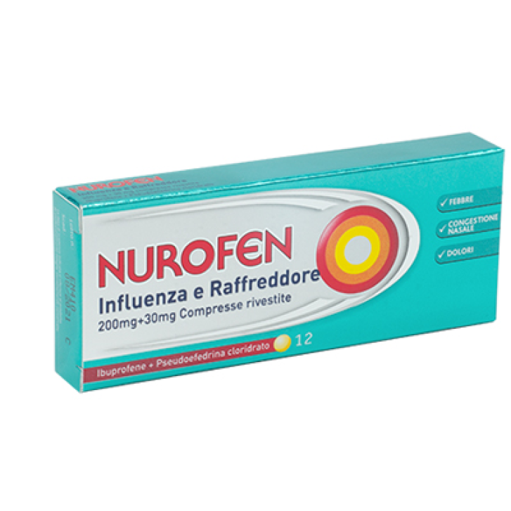 Nurofen Influenza e Raffreddore 12 Compresse F1000