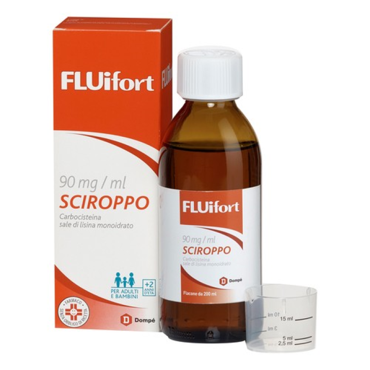 Fluifort Sciroppo Mucolitico Fluidificante 9% 200 ml