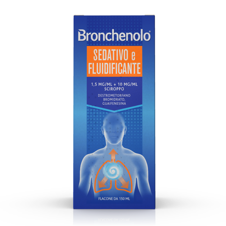 Bronchenolo Sciroppo Sedativo Fluidificante per la Tosse 150 ml