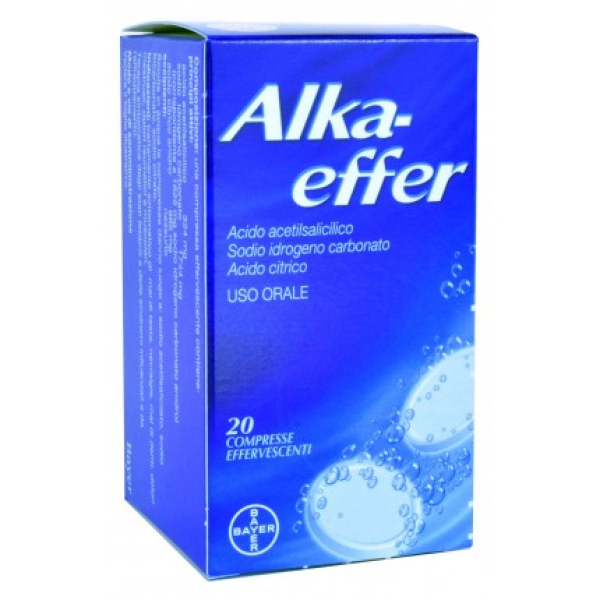 Alkaeffer Acido Acetilsalicilico 20 Compresse Effervescenti