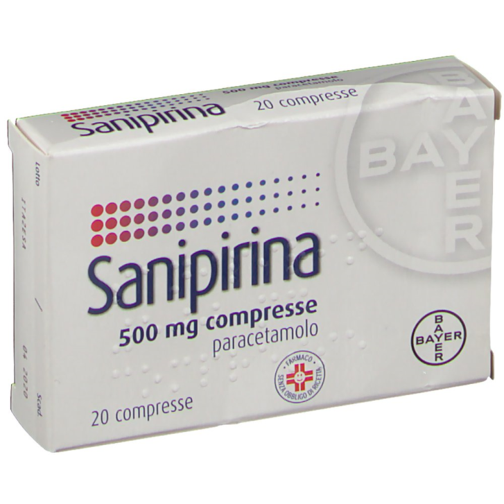 Sanipirina 500 mg Paracetamolo 20 Compresse
