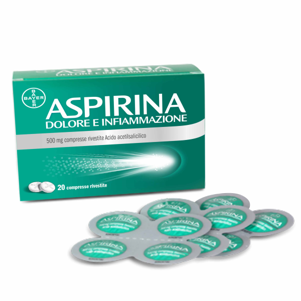 Aspirina Dolore e Infiammazione 500 mg 20 Compresse