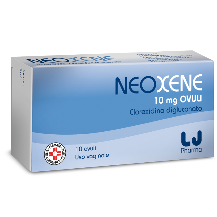 Neoxene 10 mg Clorexidina Digluconato Disinfettante 10 Ovuli Vaginali