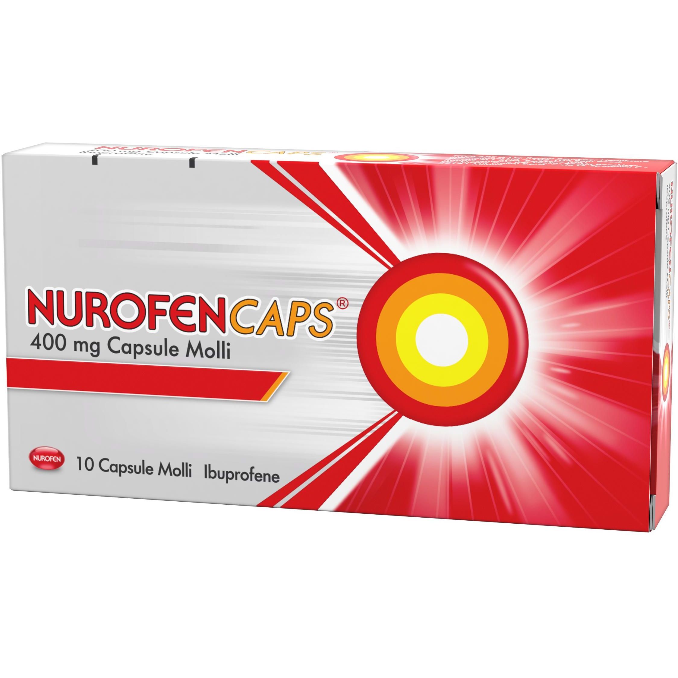 Nurofencaps Ibuprofene 10 Capsule Mollli