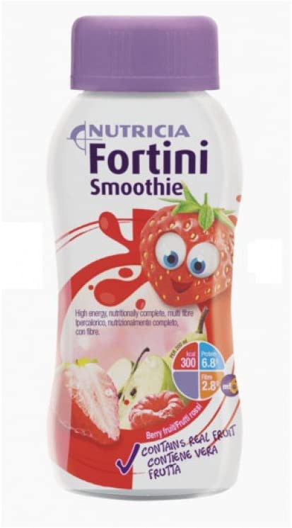 Nutricia Fortini Smoothie Integratore Nutrizionale Frutti Rossi 200 ml