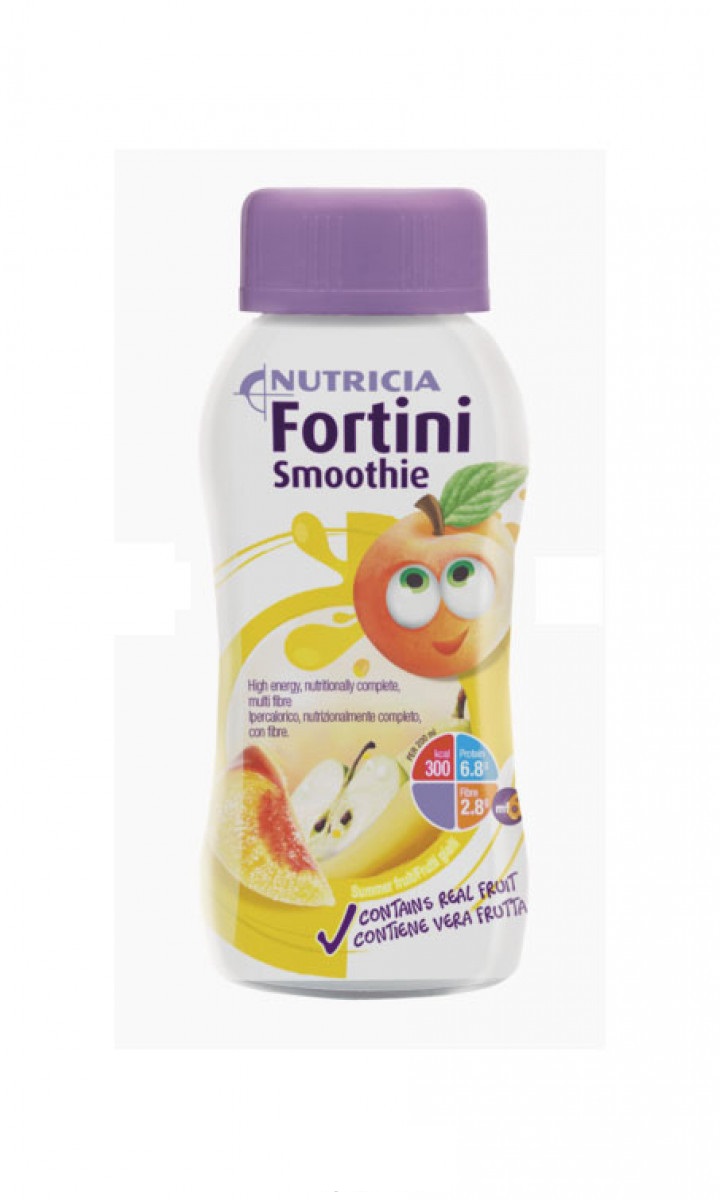 Nutricia Fortini Smoothie Integratore Nutrizionale Frutti Gialli 200 ml