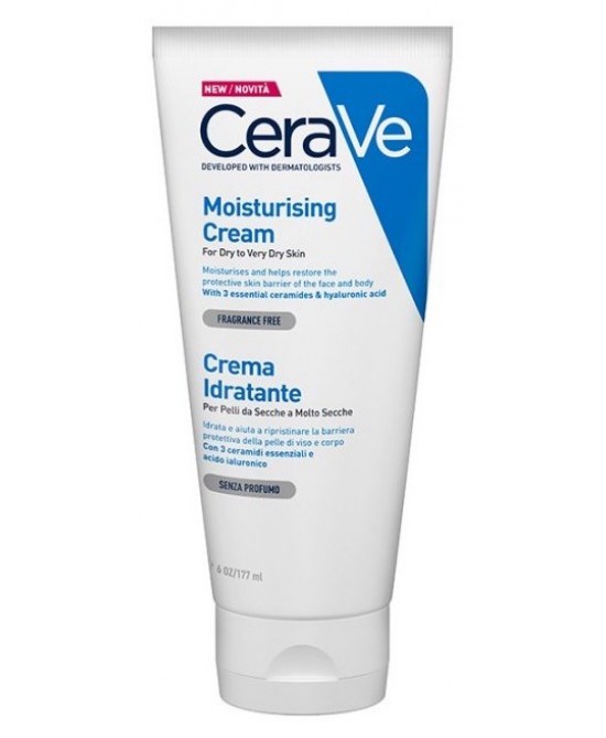 Cerave Crema Corpo Idratante Pelle Molto Secca, 177Ml