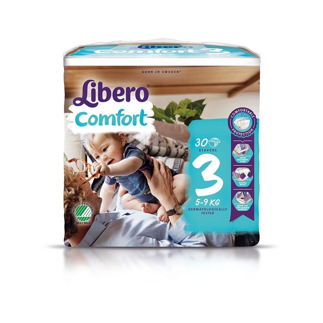 Libero Comfort Pannolini Taglia 3 Midi 5-9 kg 30 Pezzi
