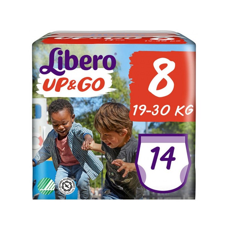Libero Up&amp Go Taglia 8 Pannolini 14 Pezzi