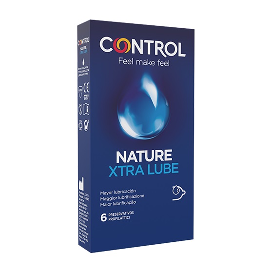 Control Nature Xtra Lube 6 Profilattici