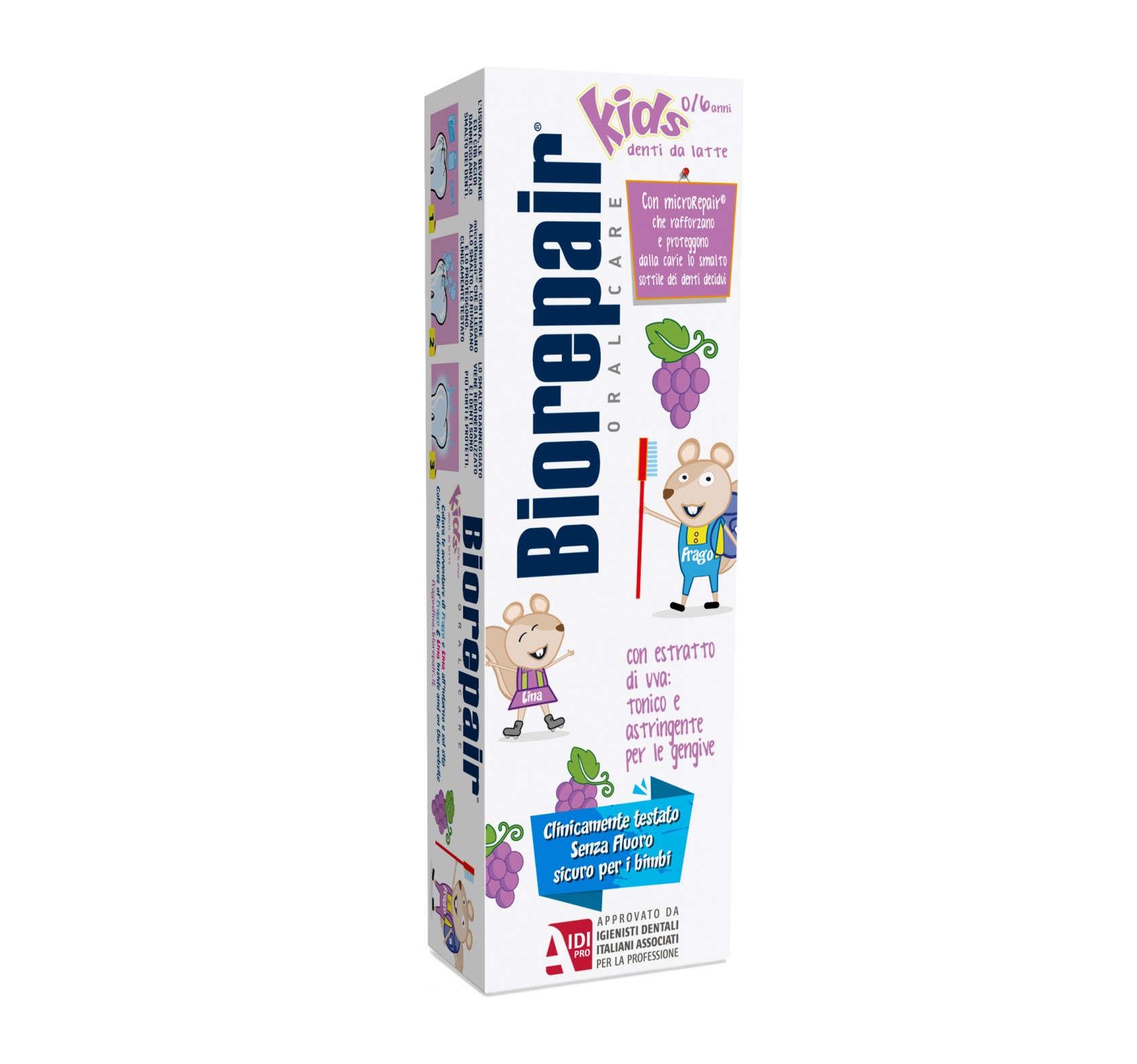 Biorepair Dentifricio Junior Gusto Uva 50 ml