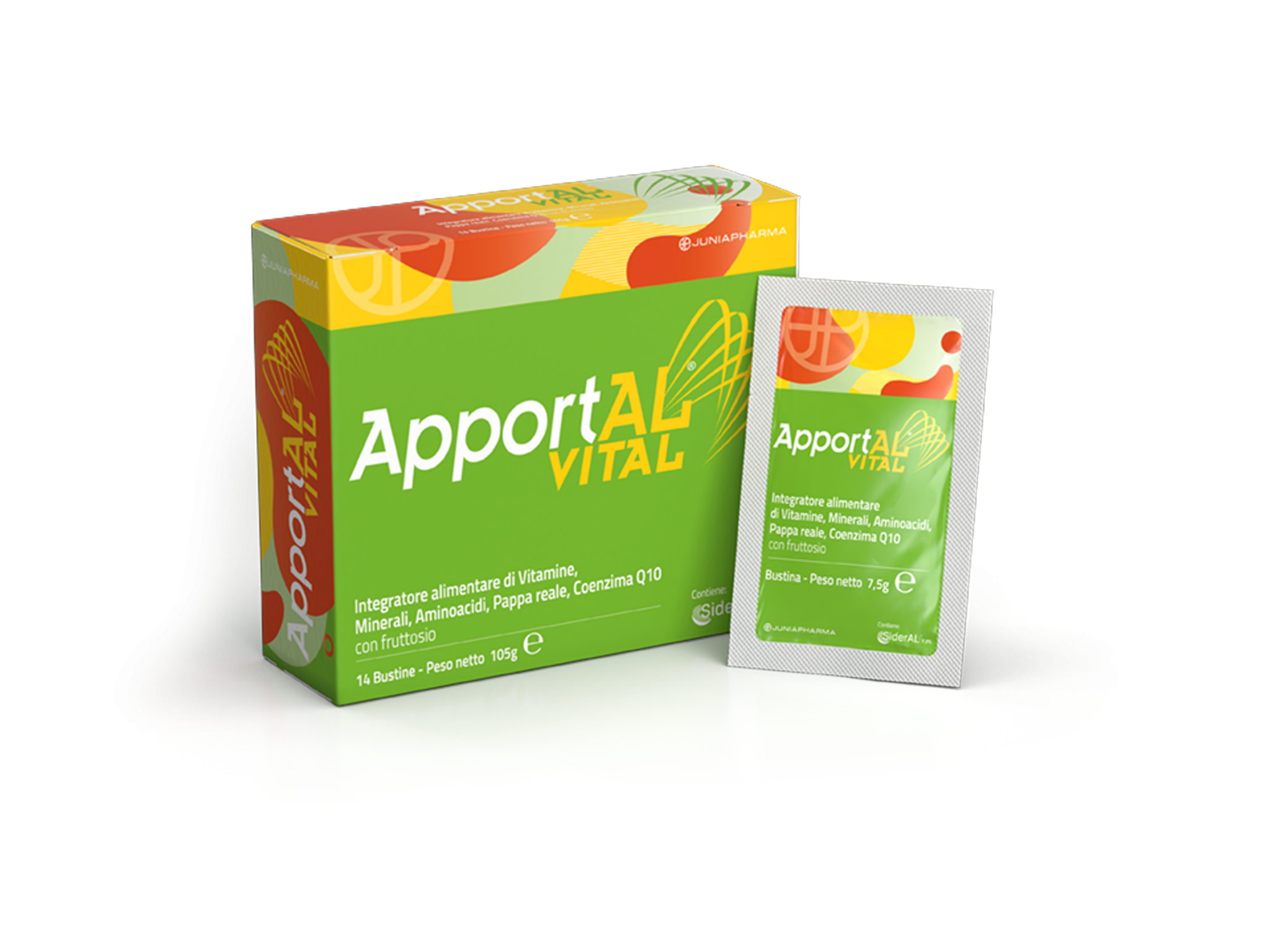 Apportal Vital 14 buste - Integratore per le Difese Immunitarie