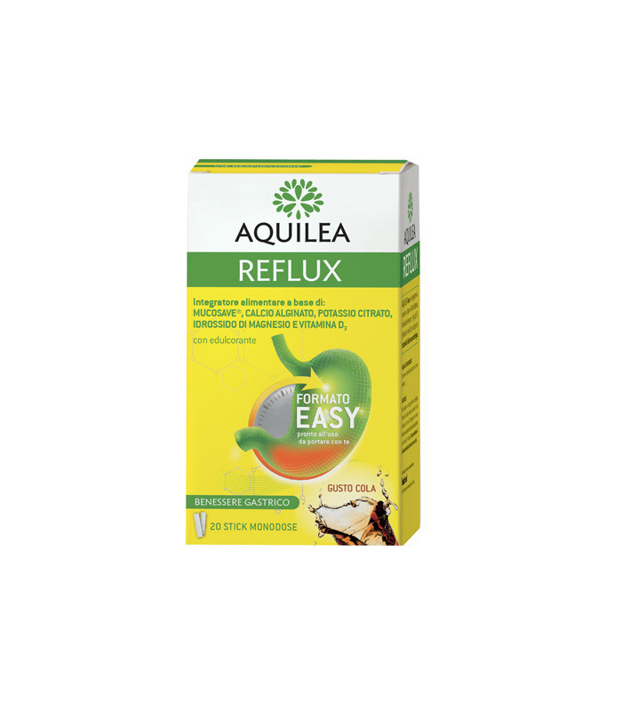 Aquilea Reflux 20 Stick - Integratore Alimentare Benessere Gastrico