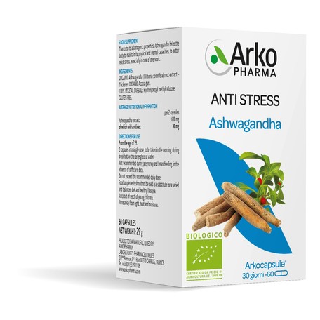 Arkocapsule Ashwagandha Bio 60 capsule - Integratore Antistress
