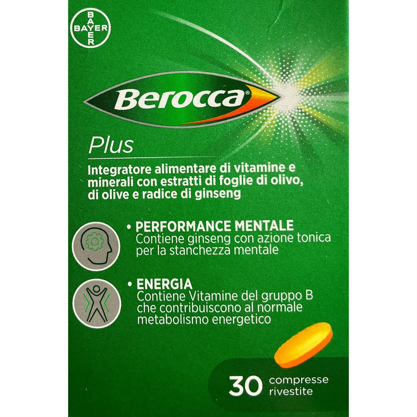 Berocca Plus 30 compresse - Integratore Alimentare