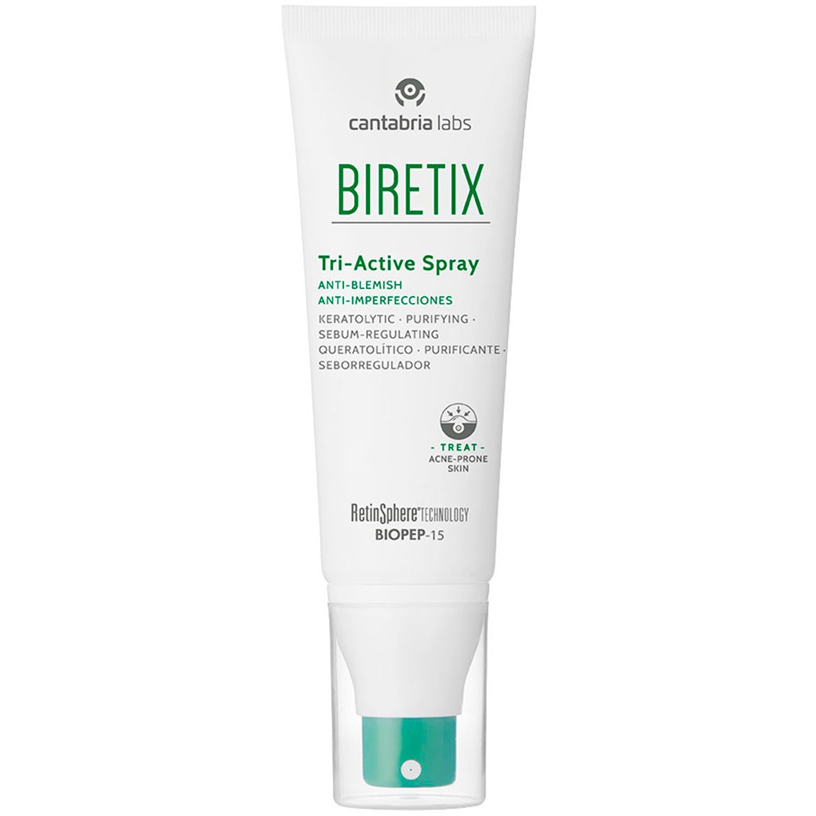 Biretix Tri-Active Spray Esfoliante Idratante Pelle Acneica 100 ml