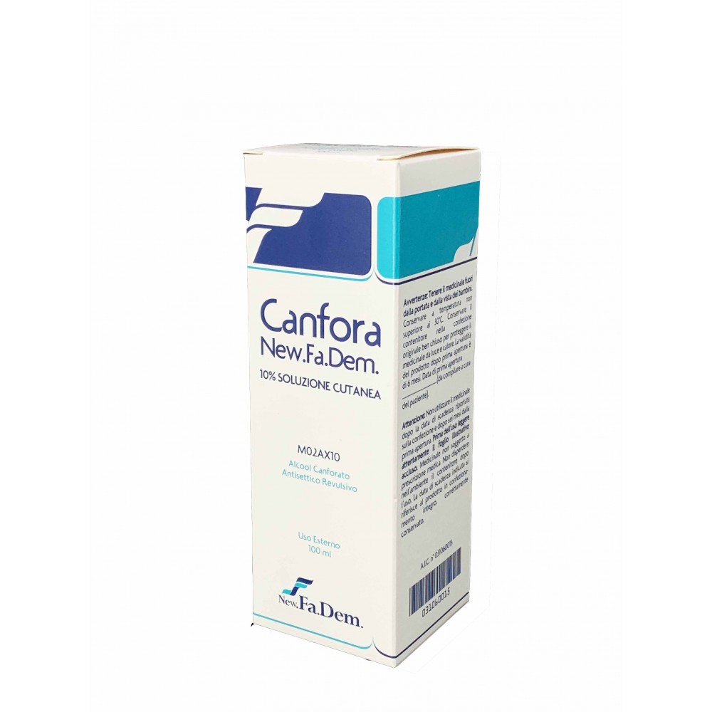 New.Fa.Dem. Canfora 10% Soluzione Cutanea Idroalcolica 100 ml