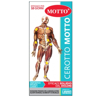 Motto Cerotto 5 x 5 cm 2 pezzi