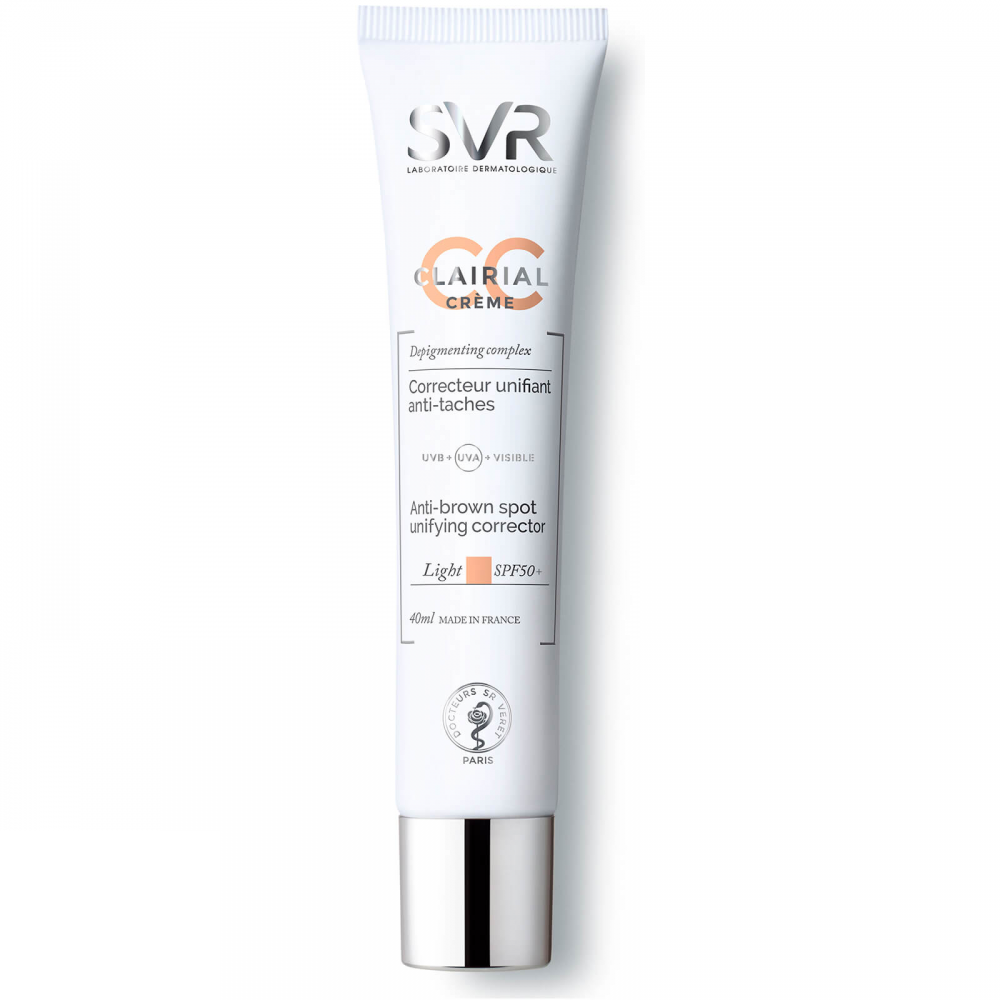 SVR Clairial CC SPF 50+ Crema Leggera Antimacchia 40 ml