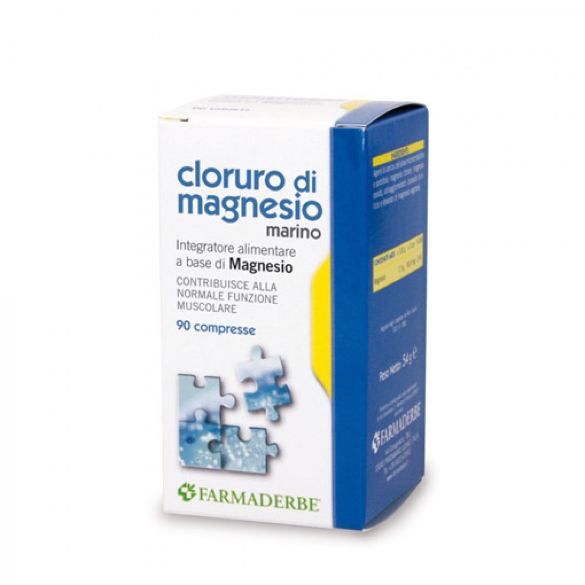 Farmaderbe Cloruro Magnesio 90 Compresse - Integratore Alimentare