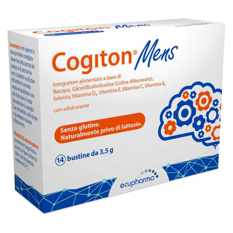 Cogiton Mens 14 Bustine - Integratore Funzioni Cognitive e Psicologiche
