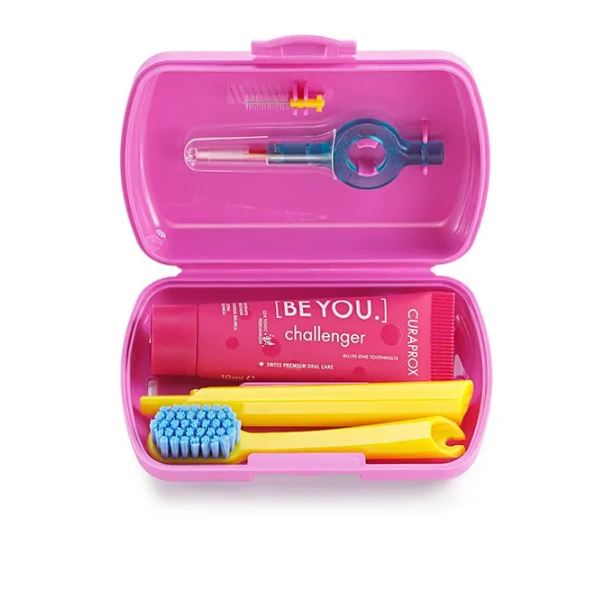 Curaprox Travel Set Pink Rosa