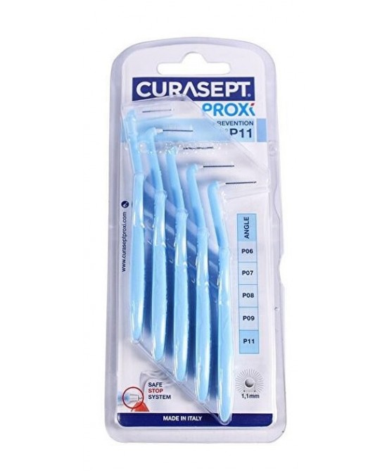 Curasept Proxi Prevention Scovolino Angolare P11 Azzurro 5 Pezzi