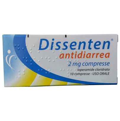 Dissenten Antidiarrea 2mg 10 compresse