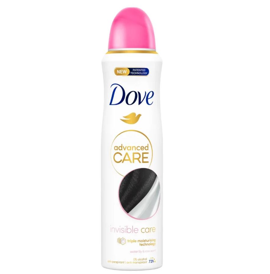 Dove Deodorante Advanced Care Invisible Spray 150 ml