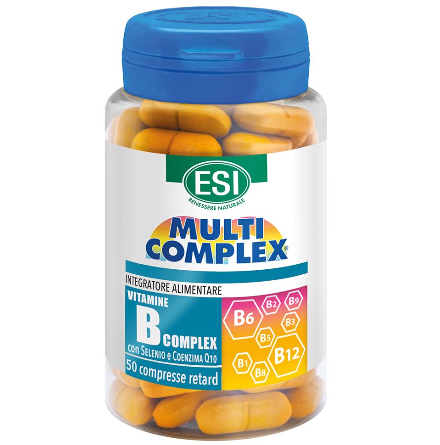 Esi Multicomplex Vitamine B-Complex 50 compresse - Integratore di Vitamine B