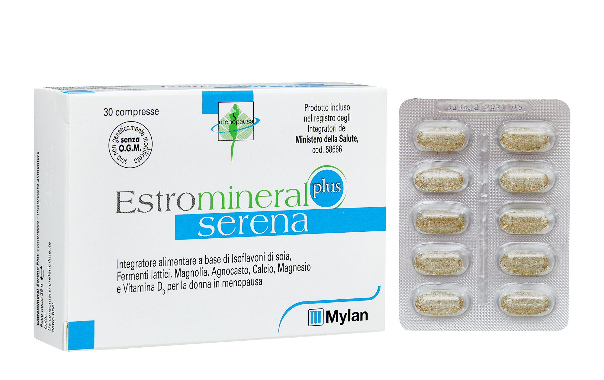 Estromineral Serena Plus 30 Compresse - Integratore Sintomi Menopausa