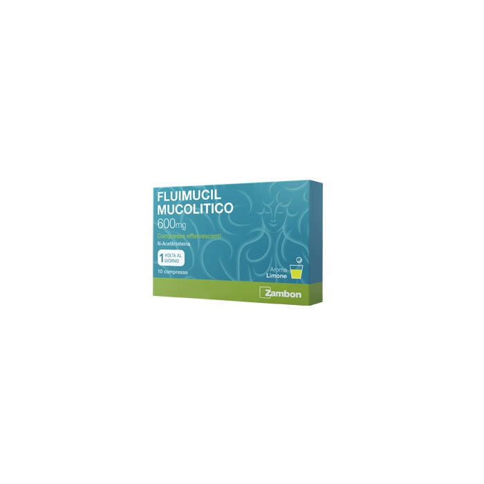 Fluimucil Mucolitico 600 mg 10 compresse Effervescenti