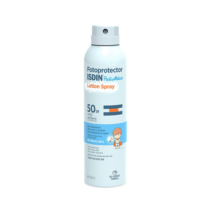 Isdin Fotoprotector Lozione Spray Solare Pediatrics SPF 50+ Protezione Bambini 250 ml