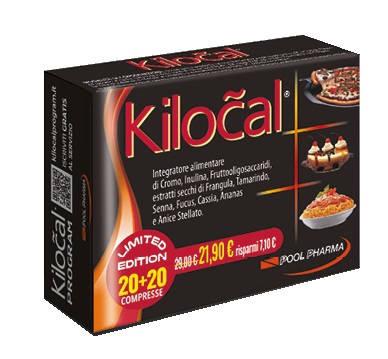 Kilocal 20 + 20 compresse - Integratore Controllo del Peso
