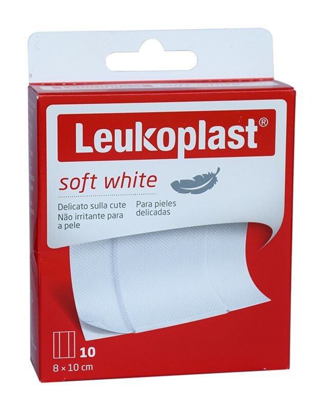 Leukoplast Cerotti Soft White 8 x 10 cm