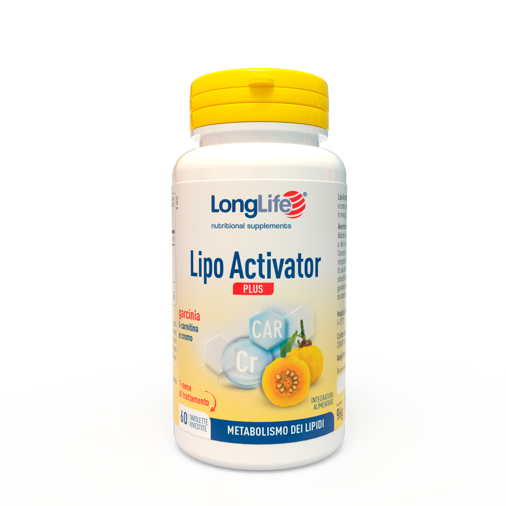 Longlife Lipo Activator Plus 60 tavolette - Integratore Controllo del Peso