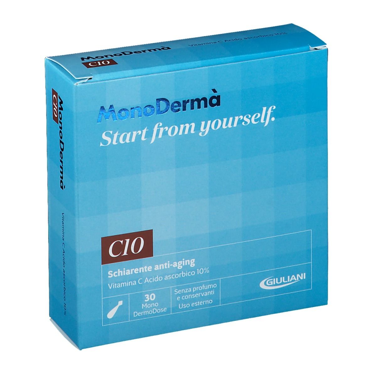 MonoDermÃ  C10 Schiarente Anti-aging 30 Capsule Vegetali - Uso Esterno