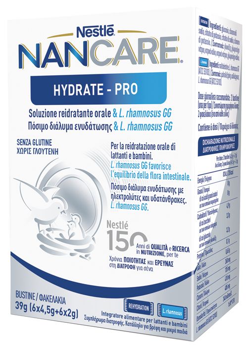 Nancare Hydrate-Pro 6+6 Bustine - Integratore Reidratante Orale