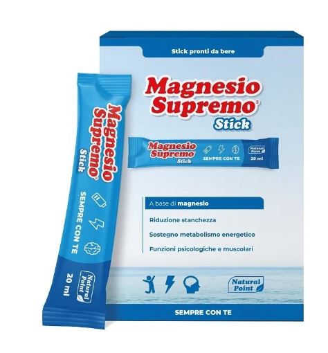 Natural Point Magnesio Supremo 20 Stick Da 20 Ml