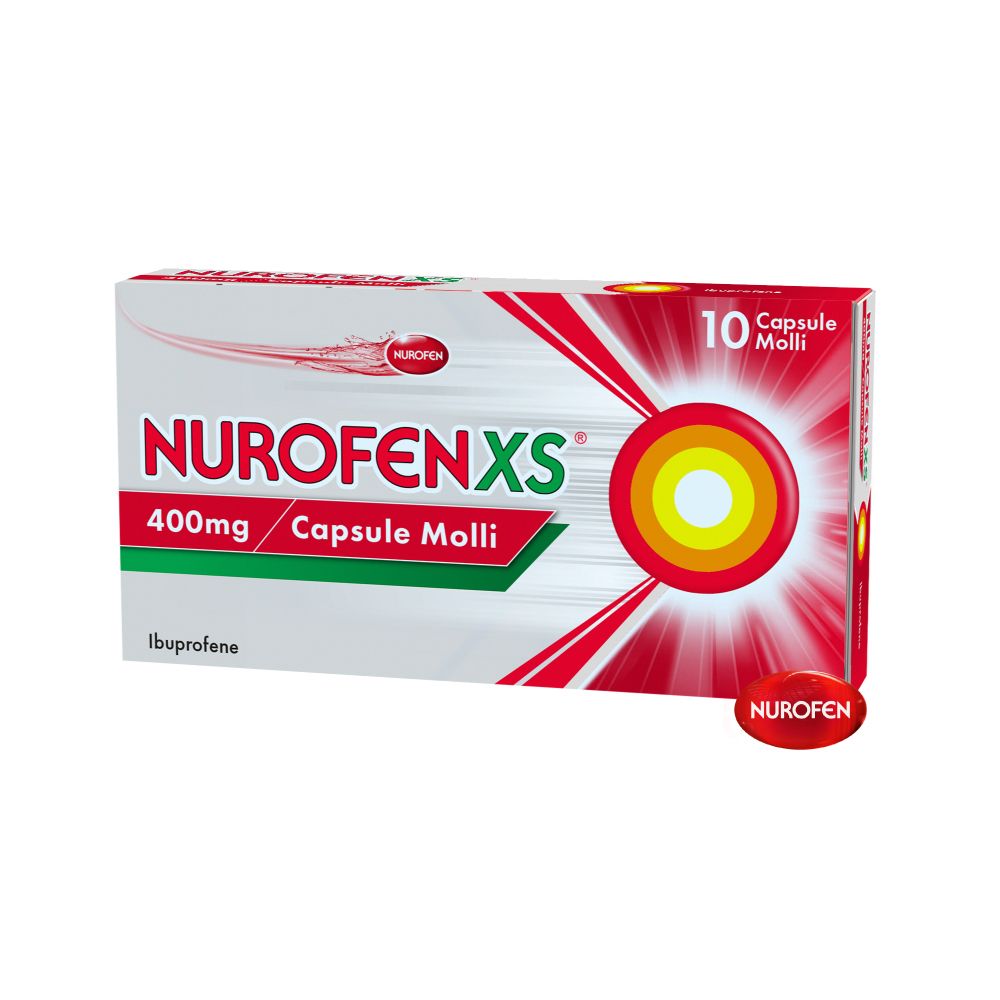 NurofenXS Ibuprofene 400 mg 10 capsule molli