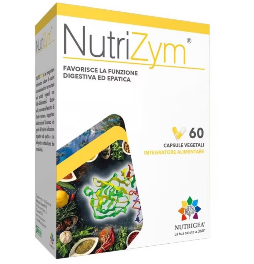 Nutrizym 60 capsule - Integratore Funzione Digestiva ed Epatica