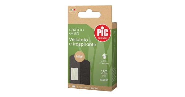 Pic Cerotto Green Bambu Vellutato e Traspirante Medio 20 pezzi